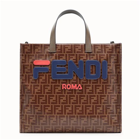 fendi mania shopping bag|authentic Fendi tote.